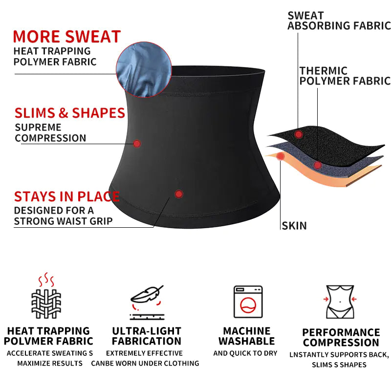 Men's Slimming Sauna Waist Shaper